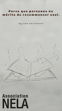 Croquis affiche animée nela